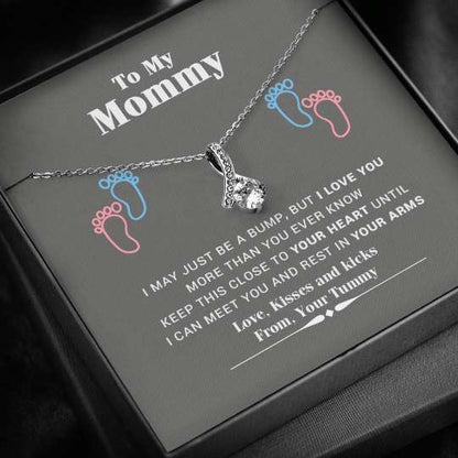 Mom Necklace, Gift For Mom Keep This Close To Your Heart Alluring Beauty Necklace Gifts for Mother (Mom) Rakva