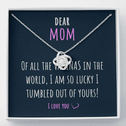 Mom Necklace, Gift For Mom “ Love Knot Necklace Gifts for Mother (Mom) Rakva