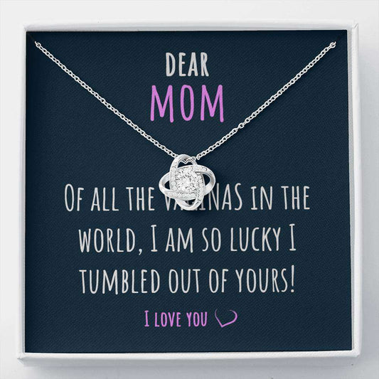 Mom Necklace, Gift For Mom “ Love Knot Necklace Gifts for Mother (Mom) Rakva