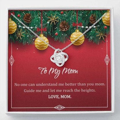 Mom Necklace, Gift For Mom Love Knot Necklace No One Can Understand Me Better Than You Gifts for Mother (Mom) Rakva