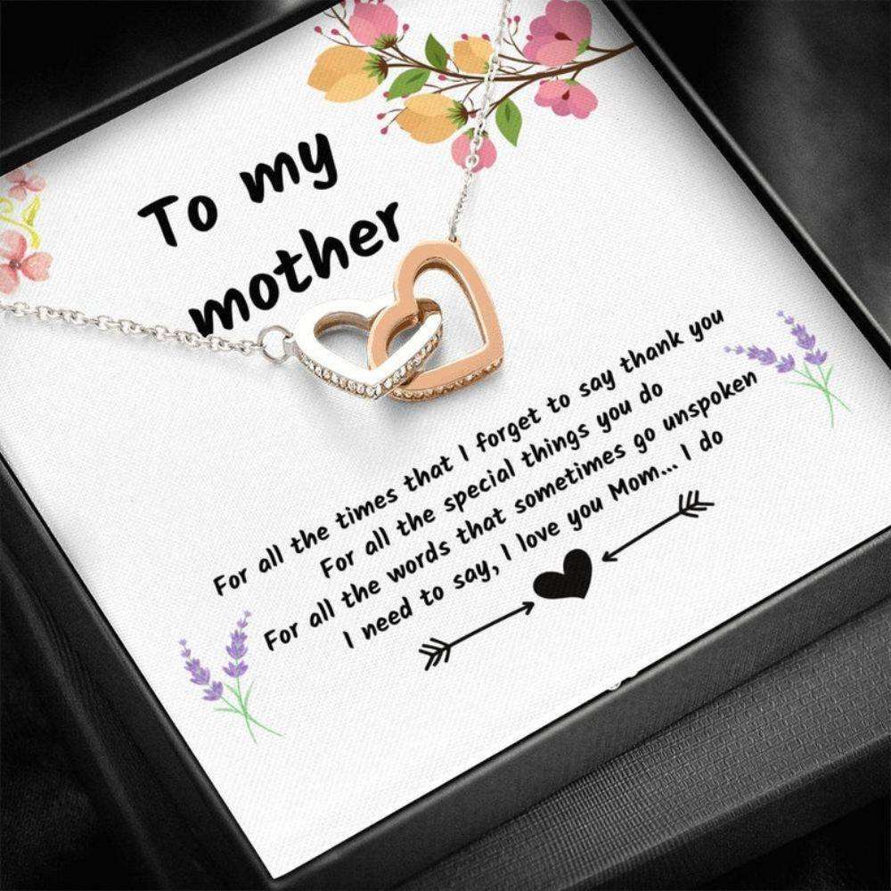 Mom Necklace, Gift For Mom, Mom Gift From Daughter Necklace, Mother’S Day Gifts For Mom, Mother Necklace Gifts For Daughter Rakva