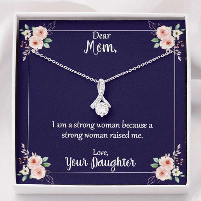 Mom Necklace, Gift For Mom, Mom I Am A Strong Woman Necklace Gifts for Mother (Mom) Rakva