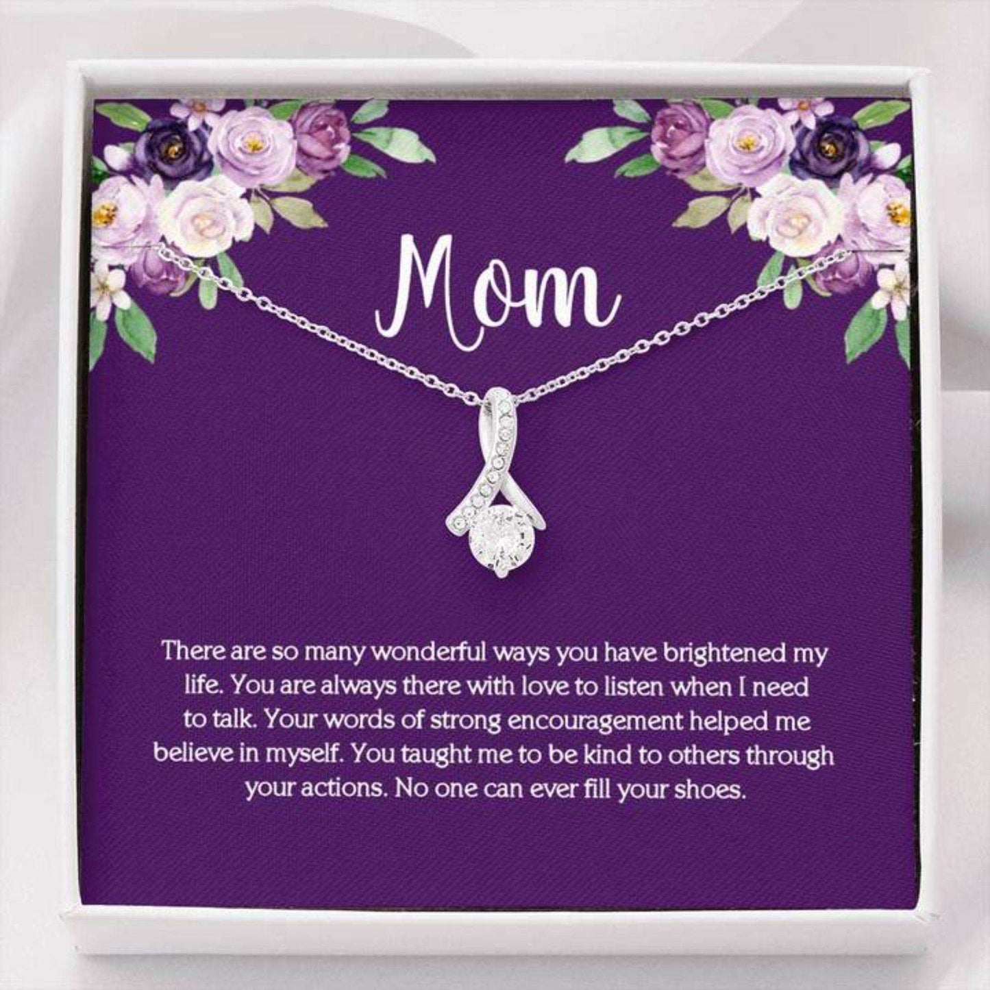 Mom Necklace, Gift For Mom, Mom Necklace On With Cz Pendant Necklace Gifts for Mother (Mom) Rakva