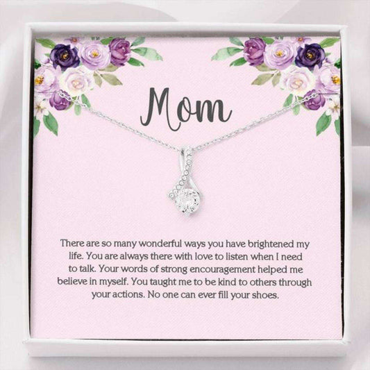 Mom Necklace, Gift For Mom, Mom Necklace On With Cz Pendant Necklace Gifts for Mother (Mom) Rakva