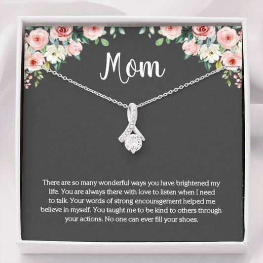 Mom Necklace, Gift For Mom, Mom Necklace With Cz Pendant Gifts for Mother (Mom) Rakva