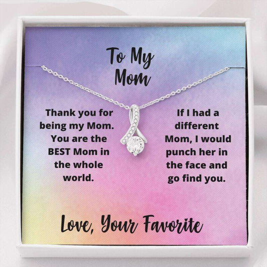 Mom Necklace, Gift For Mom, Mothers Day Gift From Kids, Thoughtful Gift Necklace For Mother Gifts for Mother (Mom) Rakva