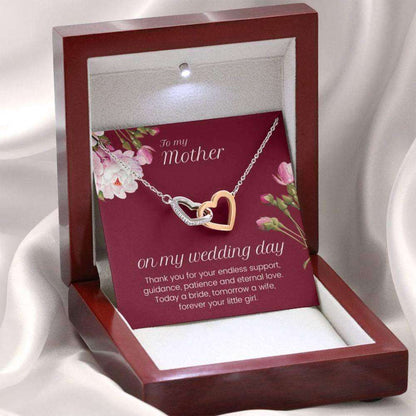 Mom Necklace, Gift For Mom On Wedding Day, Mother Of The Bride Gift From Daughter, Thank You Mom Wedding Necklace From Bride Gifts For Daughter Rakva