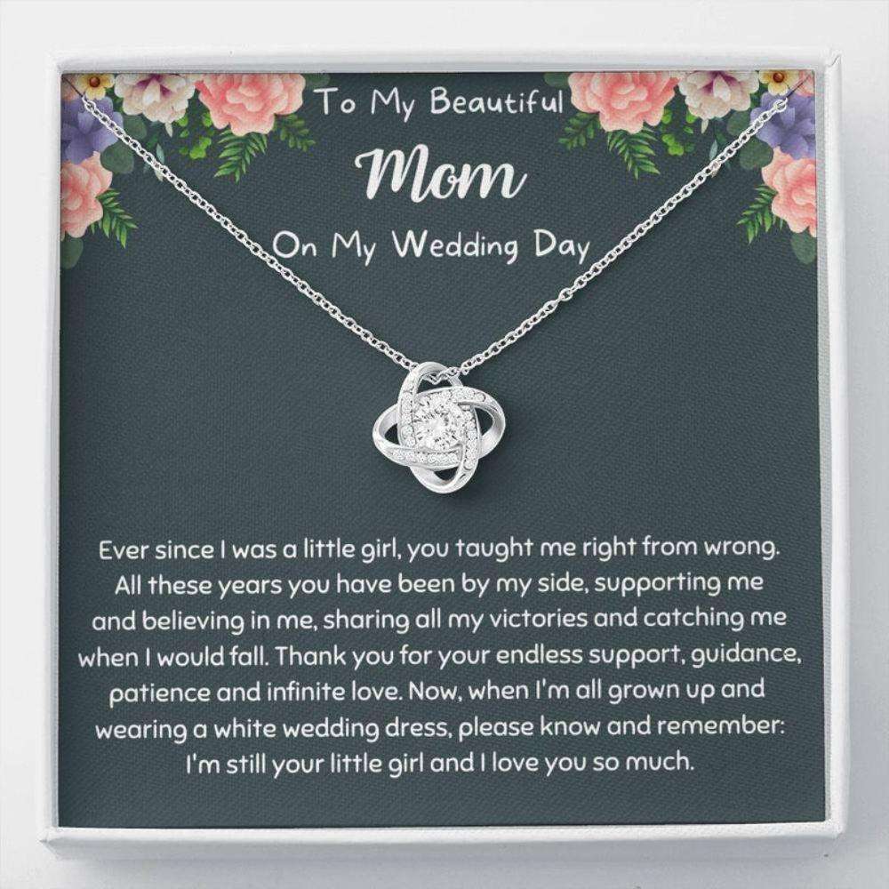 Mom Necklace, Gift For Mom On Wedding Day, Mother Of The Bride Necklace, Wedding Gift For Mom, Bride To Mom Gift Gifts for Mother (Mom) Rakva