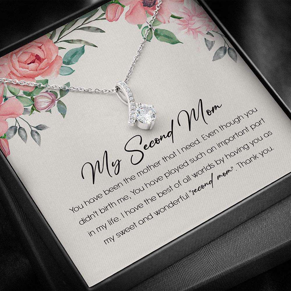 Mom Necklace Gift For Mom Stepmom Bonus Mom Necklace Gifts for Mother (Mom) Rakva