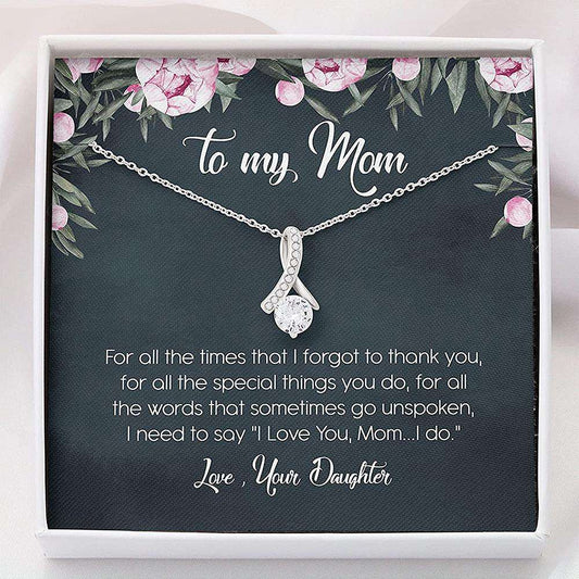 Mom Necklace, Gift For Mom “ To My Mom Gift Thank To Mom Mother Day Necklace Gifts for Mother (Mom) Rakva