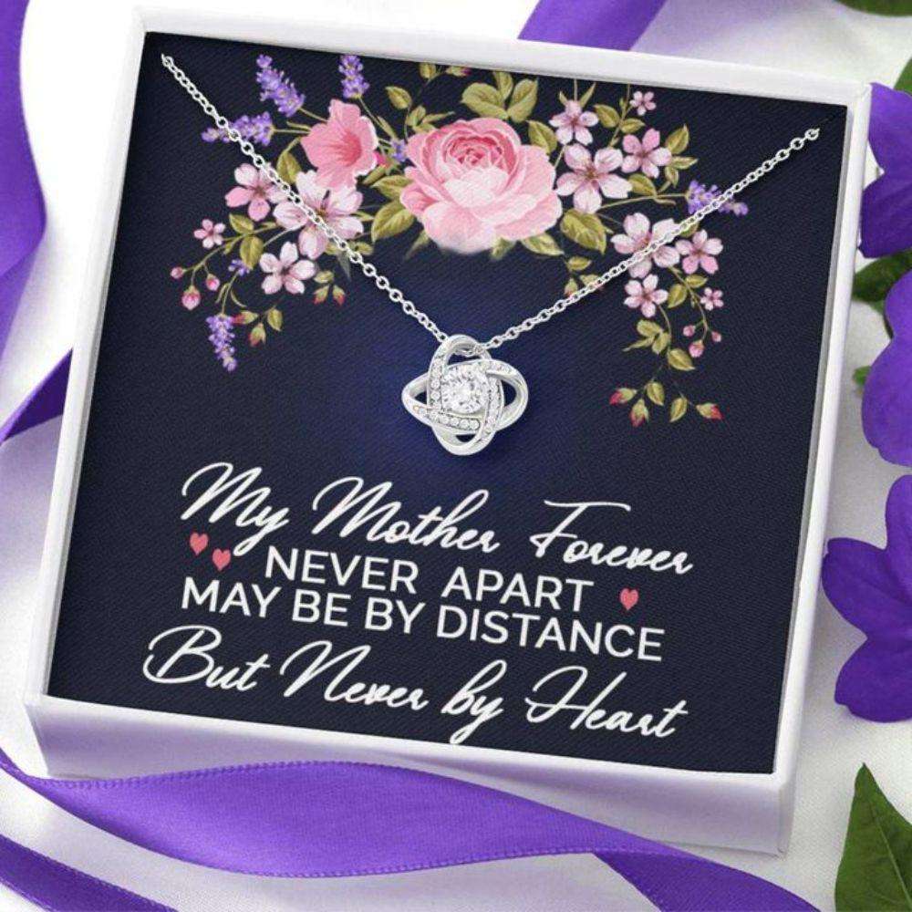 Mom Necklace, Gift For Mom You Make The World An Amazing Love Knot Necklace Gifts for Mother (Mom) Rakva