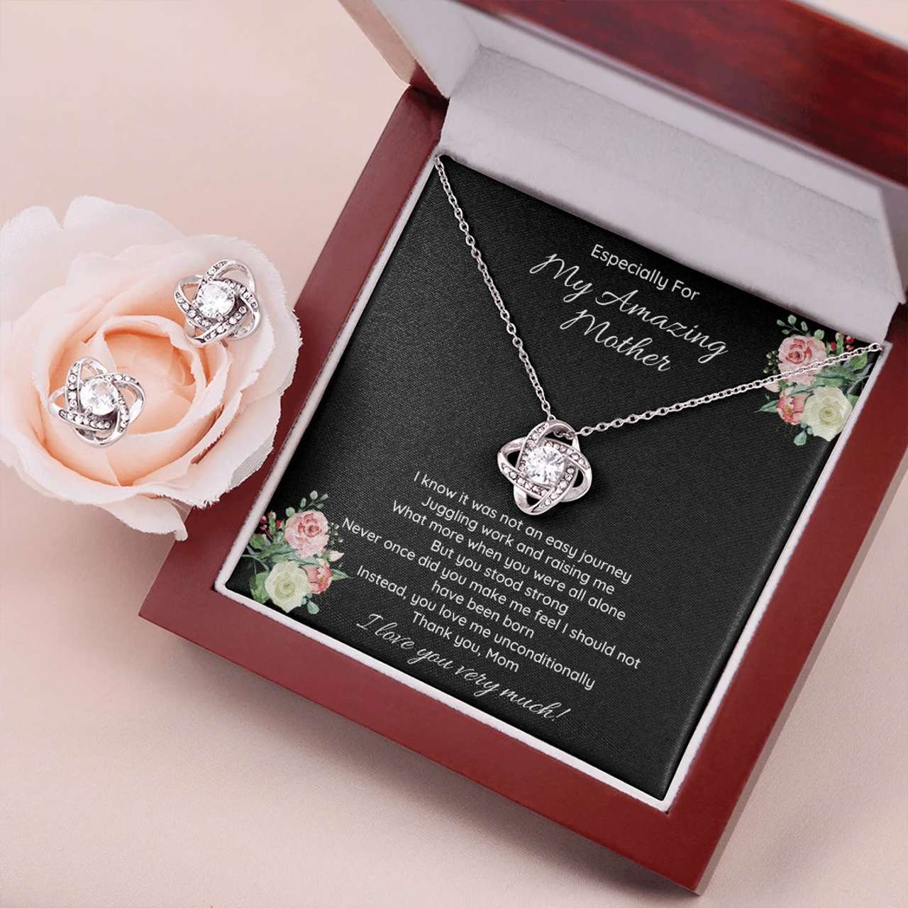 Mom Necklace, Gift For Single Mom Especially For My Amzing Mother Necklace Gifts for Mother (Mom) Rakva