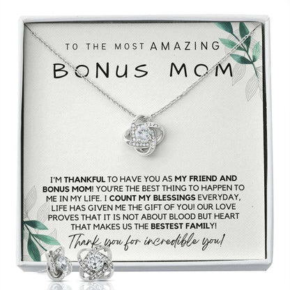 Mom Necklace, Gift For Step Mom To The Most Bonus Mom Necklace Gifts for Mother (Mom) Rakva