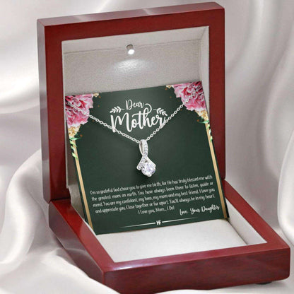 Mom Necklace, Gift For Your Mom On Mother’S Day With Carnation Alluring Beauty Necklaces Gifts for Mother (Mom) Rakva