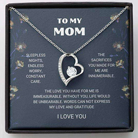 Mom Necklace Gift “ Love And Gratitude Necklace, Mother Daughter Necklace Gifts For Daughter Rakva