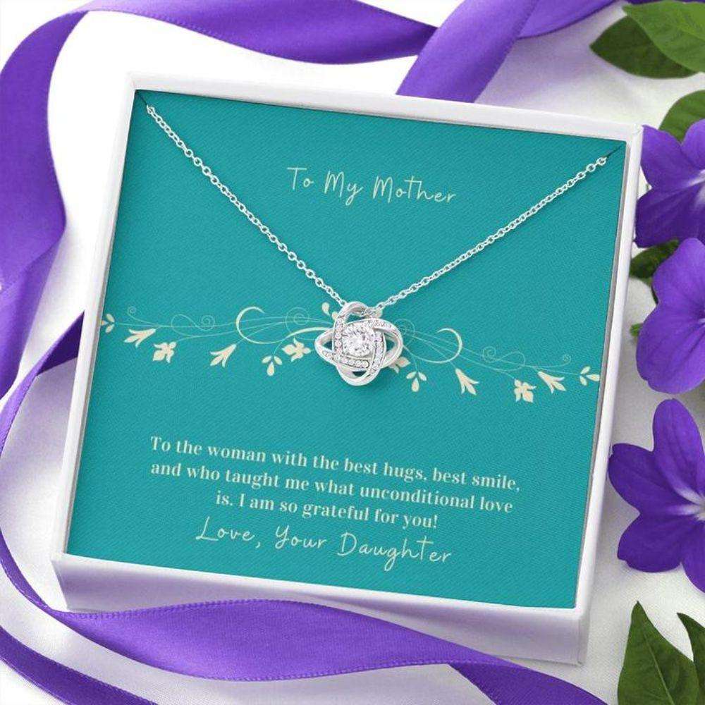 Mom Necklace “ Gift Necklace To Mom “ Necklace To Mom From Daughter “ Forever Grateful “ Gifts For Daughter Rakva