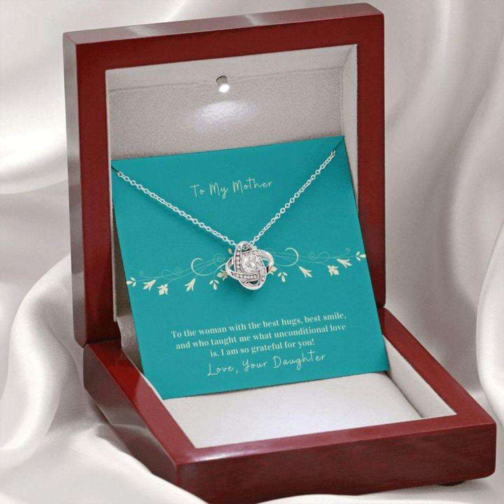 Mom Necklace “ Gift Necklace To Mom “ Necklace To Mom From Daughter “ Forever Grateful “ Gifts For Daughter Rakva