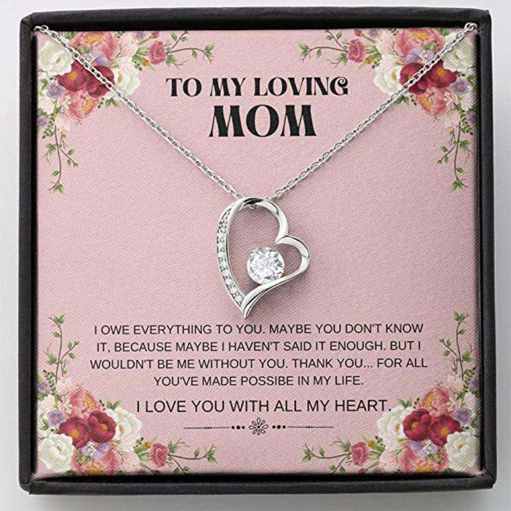 Mom Necklace Gift “ No Me Without You Necklace Gifts for Mother (Mom) Rakva