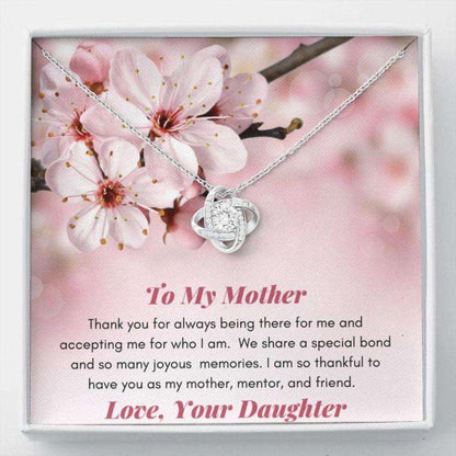 Mom Necklace “ Gift To Mom From Daughter “ To My Mother Thank You “ Gift Necklace Message Card Gifts For Daughter Rakva