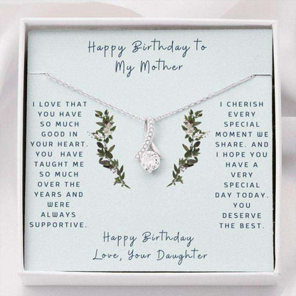 Mom Necklace, Gift To Mom “ Necklace For Mom “ Gift Necklace Message Card “ Birthday To My Mom “ Mother From Daughter Gifts For Daughter Rakva