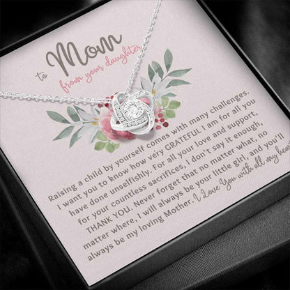 Mom Necklace, Gift To Single Mom From Daughter Always Be My Loving Mother Necklace Gifts For Daughter Rakva