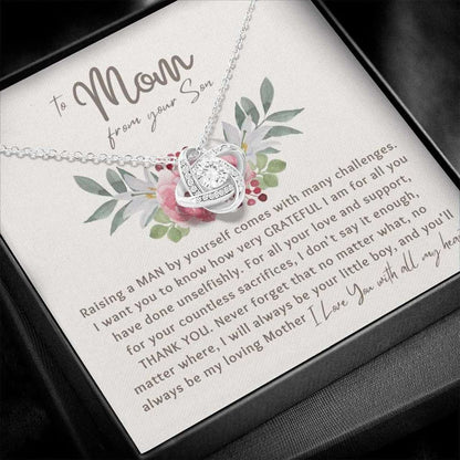 Mom Necklace, Gift To Single Mom From Son Always Be My Loving Mother Necklace Gifts for Mother (Mom) Rakva