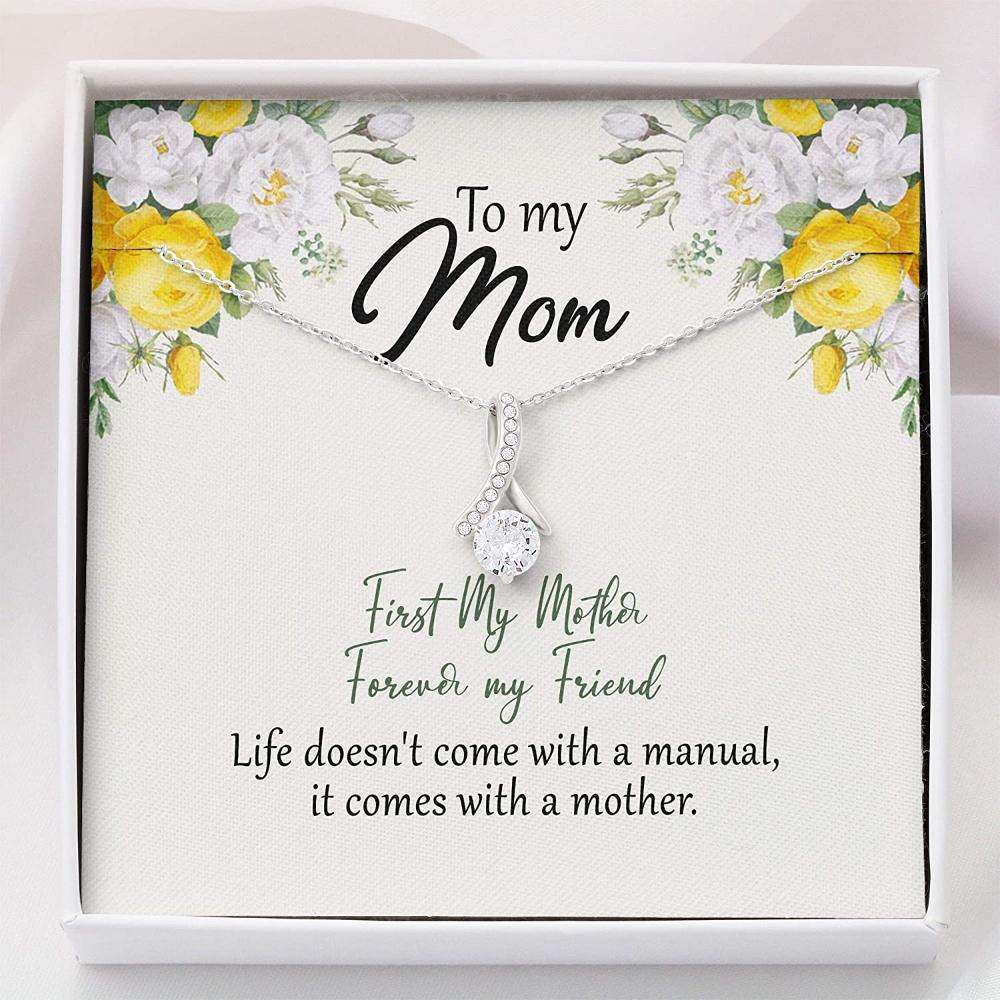 Mom Necklace, Gifts For Mom Grandma Bonus Mom “ Necklace For Mom Gifts for Mother (Mom) Rakva