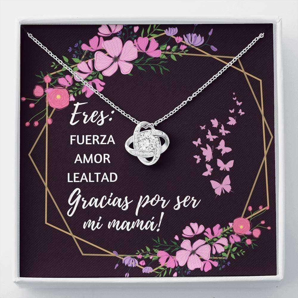 Mom Necklace, Gracias Por Ser Mi Mama Love Necklace Gift. Surprise Gift For Mom Mama Or Mother Gifts for Mother (Mom) Rakva