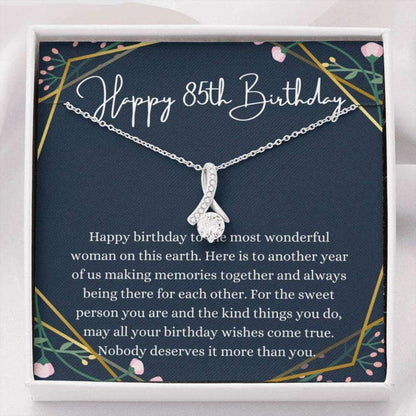 Mom Necklace, Grandmother Necklace, 85Th Birthday Necklace, 85Th Birthday Gift For Her, Eighty Fifth Birthday Gift Gifts for Grandmother Rakva