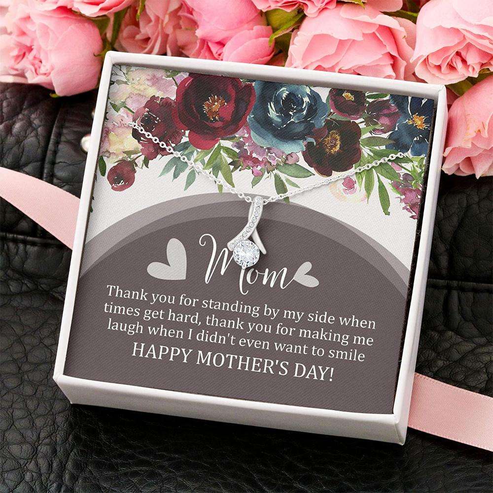 Mom Necklace “ Grateful For Mom Thank Mom Gift Mothers Gifts for Mother (Mom) Rakva