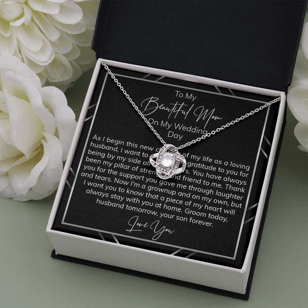 Mom Necklace, Groom To Mother Gift From Son On His Wedding Day Gifts for Mother (Mom) Rakva