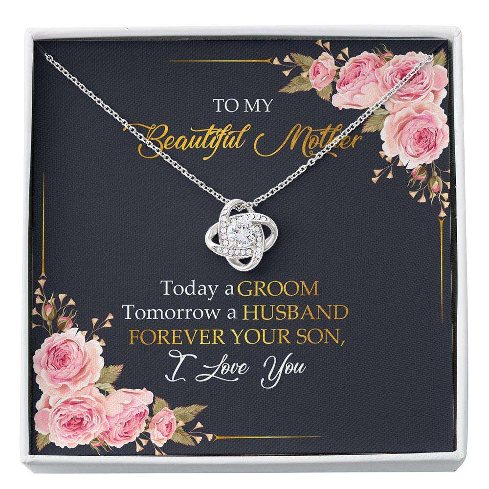 Mom Necklace, Groom To Mother Gift, Son To Mother On Wedding Day Necklace, Mother Of The Groom Gift From Son, Mom Wedding Gift Gifts for Mother (Mom) Rakva