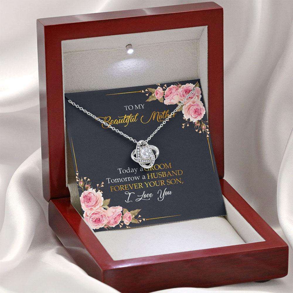 Mom Necklace, Groom To Mother Gift, Son To Mother On Wedding Day Necklace, Mother Of The Groom Gift From Son, Mom Wedding Gift Gifts for Mother (Mom) Rakva