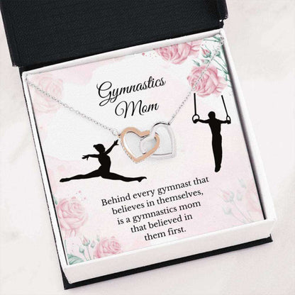 Mom Necklace, Gymnastics Mom Gift “ Sport Mom Necklace “ Gymnastics Necklace “ Thanks To Mother Necklace Gifts for Mother (Mom) Rakva