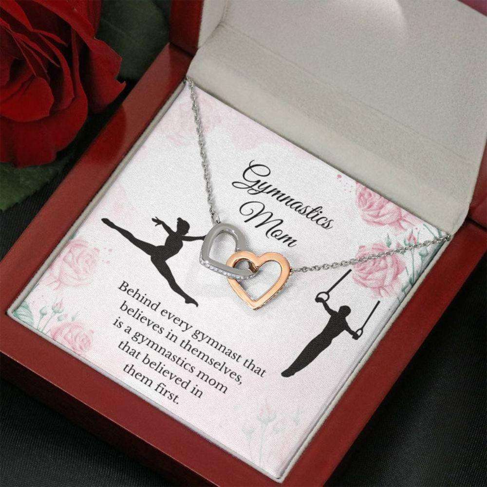 Mom Necklace, Gymnastics Mom Gift “ Sport Mom Necklace “ Gymnastics Necklace “ Thanks To Mother Necklace Gifts for Mother (Mom) Rakva