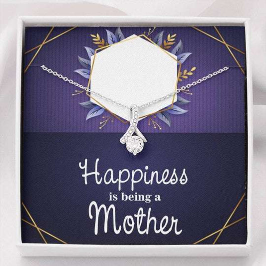 Mom Necklace, Happiness Is Being A Mom Gift For Mom Alluring Beauty Necklace Gifts for Mother (Mom) Rakva