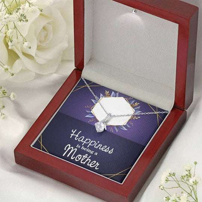 Mom Necklace, Happiness Is Being A Mom Gift For Mom Alluring Beauty Necklace Gifts for Mother (Mom) Rakva