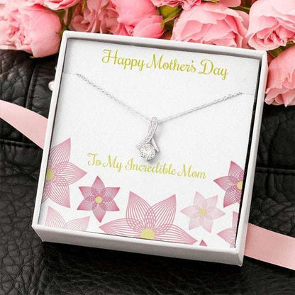 Mom Necklace, Happy Mother’S Day Alluring Beauty Necklace For Mom Gifts for Mother (Mom) Rakva