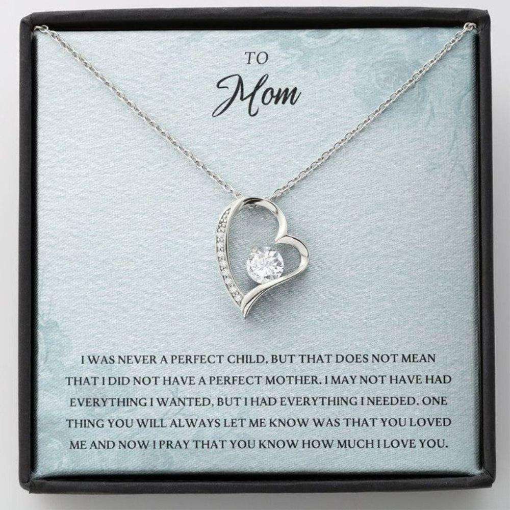 Mom Necklace, Happy Mother’S Day Jewelry, Mother’S Day Necklace Gift, I Pray You Know I Love You, Forever Love Necklace Gifts for Mother (Mom) Rakva