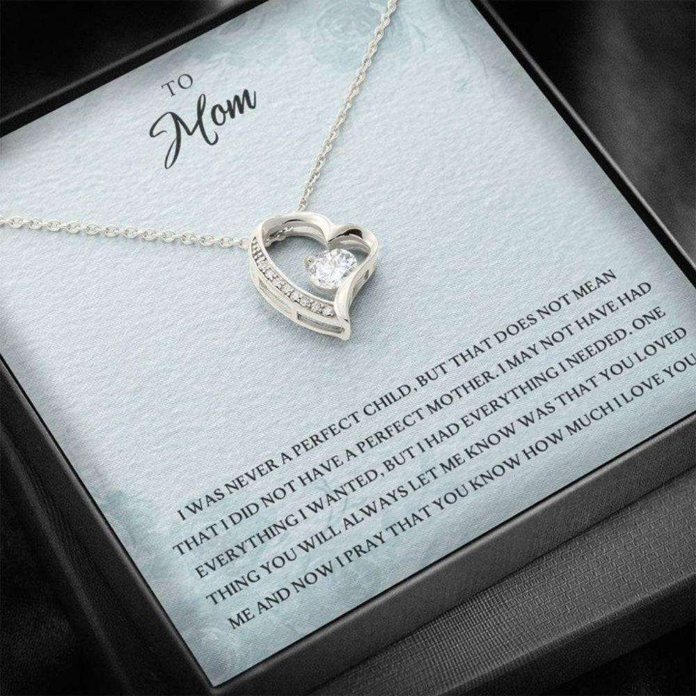 Mom Necklace, Happy Mother’S Day Jewelry, Mother’S Day Necklace Gift, I Pray You Know I Love You, Forever Love Necklace Gifts for Mother (Mom) Rakva