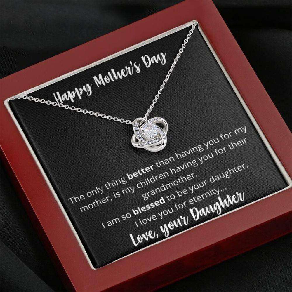 Mom Necklace, Happy Mother’S Day Necklace Gift For Mom From Daughter Son, Cute Gift For Mom Gifts For Daughter Rakva