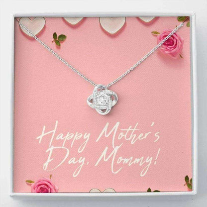 Mom Necklace, Happy Mother’S Day Necklace Gift, Gift For Her Best Mother, Love Knot Necklace Gift For Mom Gifts for Mother (Mom) Rakva