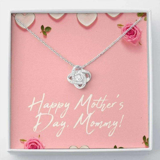 Mom Necklace, Happy Mother’S Day Necklace Gift, Gift For Her Best Mother, Love Knot Necklace Gift For Mom Gifts for Mother (Mom) Rakva