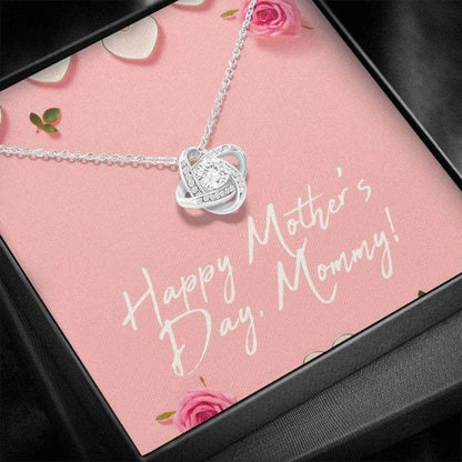 Mom Necklace, Happy Mother’S Day Necklace Gift, Gift For Her Best Mother, Love Knot Necklace Gift For Mom Gifts for Mother (Mom) Rakva