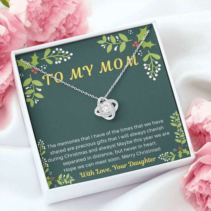 Mom Necklace, Hope We Can Meet Son Love Knot Necklace Daughter Gift For Mom Gifts For Daughter Rakva