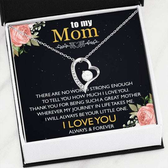 Mom Necklace, How Much I Love You Forever Love Necklace For Mom Gifts for Mother (Mom) Rakva