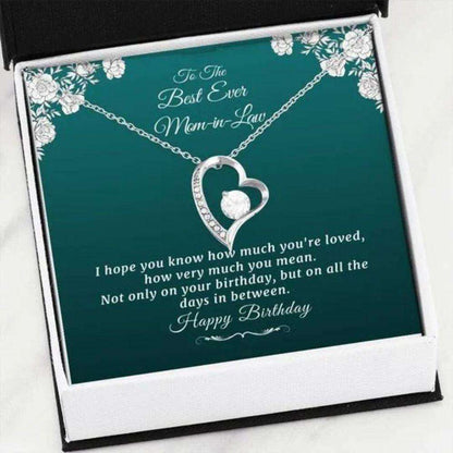 Mom Necklace, How Much You Mean Forever Love Necklace Gift For Mom In Law Gifts for Mother (Mom) Rakva