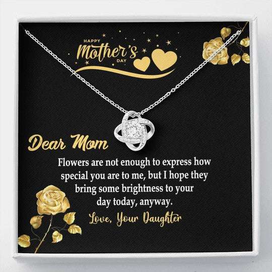 Mom Necklace, How Special You Are To Me Gift For Mom Love Knot Necklace Gifts for Mother (Mom) Rakva