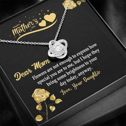 Mom Necklace, How Special You Are To Me Gift For Mom Love Knot Necklace Gifts for Mother (Mom) Rakva