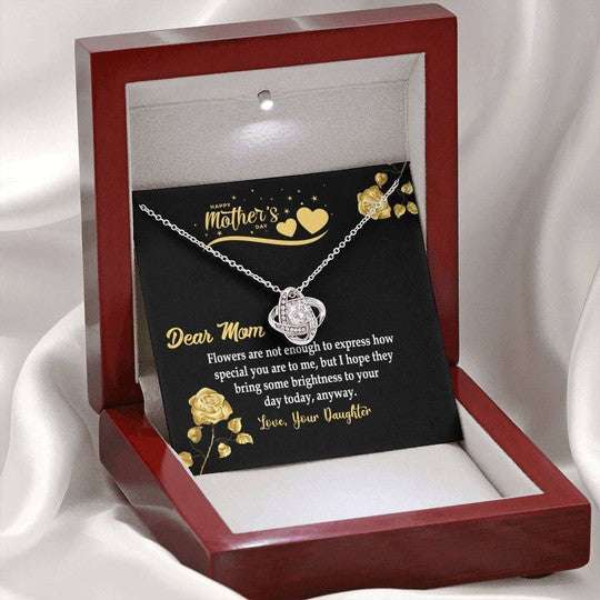 Mom Necklace, How Special You Are To Me Gift For Mom Love Knot Necklace Gifts for Mother (Mom) Rakva